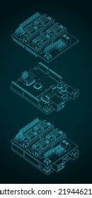 Image result for Arduino Uno Isometric Drawing