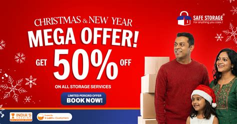 Christmas & New Year Storage 2026 – 50% OFF | SafeStorage India