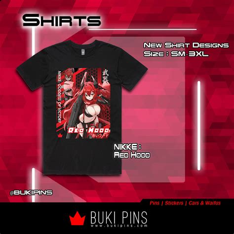 Red Hood NIKKE Premium T-Shirt – Buki Pins