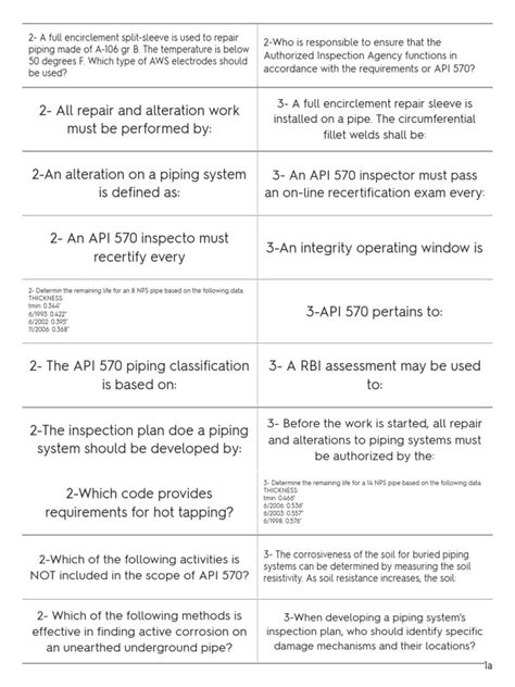 Image result for API 570 Practice Questions