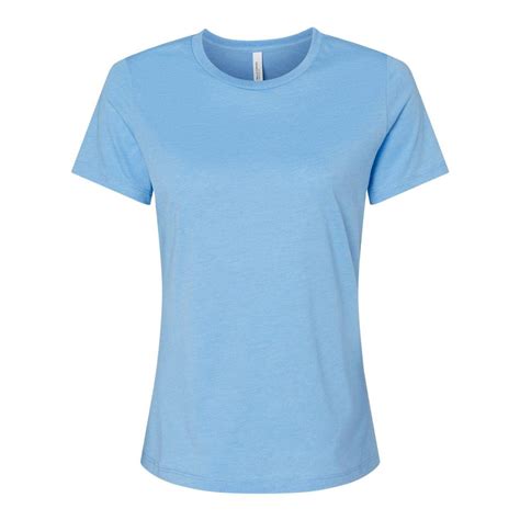 Bella & Canvas B20506186 Women Relaxed Fit Heather CVC T-Shirt, Heather ...