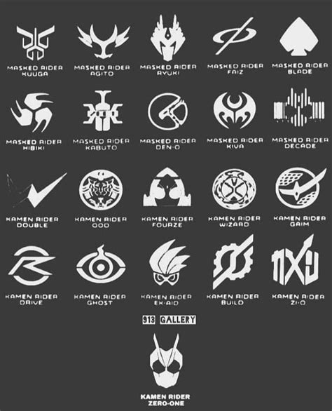 20th Years of Heisei Kamen Riders Symbols | ロゴデザイン, シンボル, 仮面ライダー