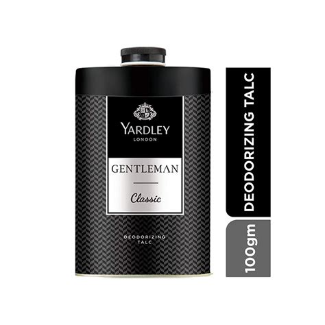 Yardley London Gentleman Classic Deodorizing Talc Powder, 100 gm Price ...