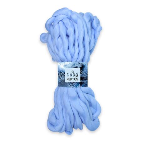 Nako Neptun Finger Knitting Yarn - Ice Blue 11453 – Magic Needles