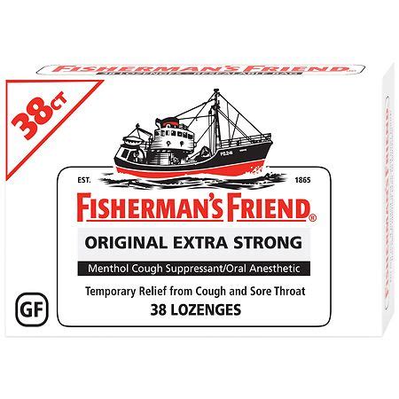 Fisherman's Friend Extra Strong Menthol Cough Suppressant Lozenges ...