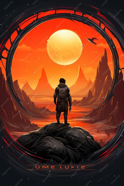 Premium Photo | Dune movie poster in the style of classic 1970's and ...