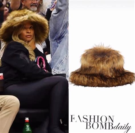 The Hot Fashion Trend: Savannah James' Fuzzy Hat – Bauble Buy