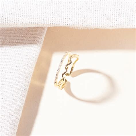 Soft Studded Crown Gold Ring | Salty – Salty Accessories