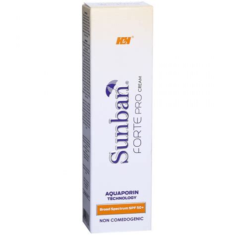 Sunban Forte Pro Cream, 60gm – ClickOnCare