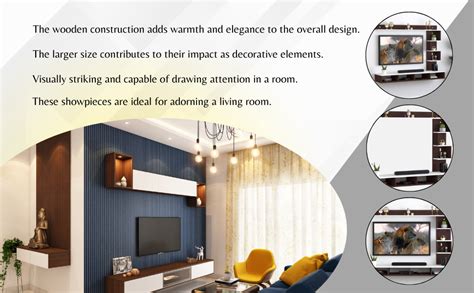 Ankit Crafts Wow Wall Mount Floating TV Unit for 32 Inch TV – with ...