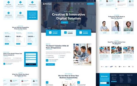 Image result for Web Page Template Example