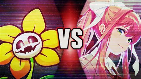 Image result for Flowey vs Monika