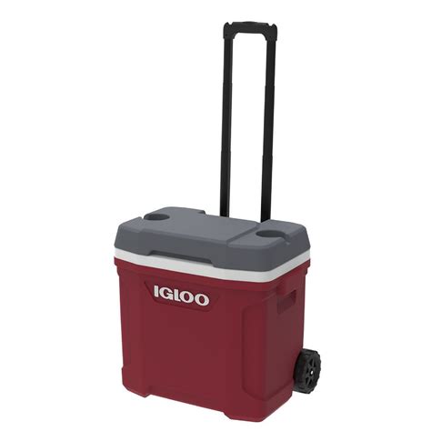 IGLOO LATITUDE 30 Roller Cooler 28L (42 Cans) RED