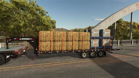 Lamar Gooseneck trailer FS25 - KingMods