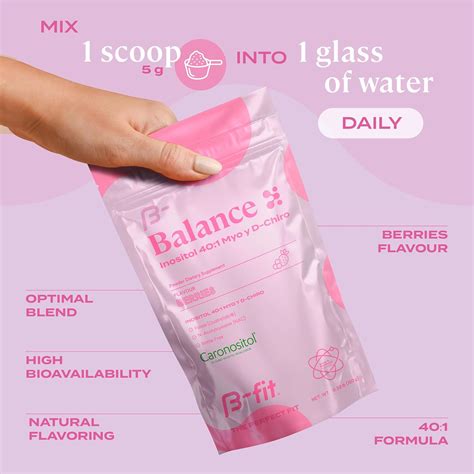 B-FIT B Inositol Balance 150g - Inositol 40:1 Myo & D-Chiro India | Ubuy