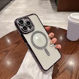 LuxuryKase Bling Magnetic Case for iPhone 13 Pro with Sparkling ...