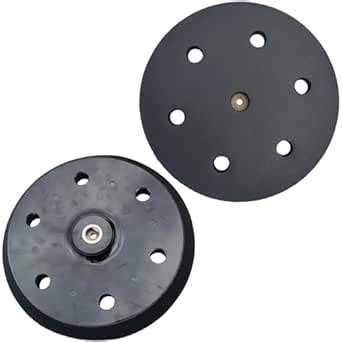 2 Pack 9 inch 6 Hole Hook and Loop Replacement Backing Pad for Orbital ...