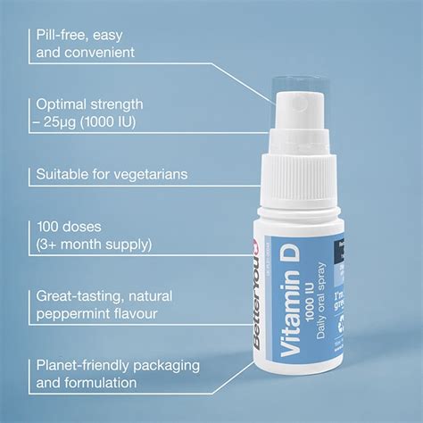 BetterYou DLux1000 Vitamin D Spray | Holland & Barrett