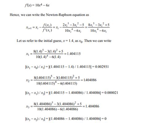 Image result for Solve Equation Using Newton-Raphson Method