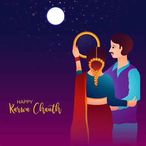 50+ Karwa Chauth Special Wallpapers & Wishes Images