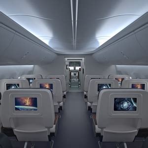 3D airplane interior Models for Your Projects | 3D Molier International ...