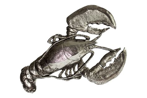 Grillie Lobster-N Antiqued Nickel Finish Grille Ornament : Amazon.in ...
