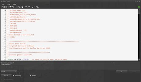 LSL Script 的图像结果