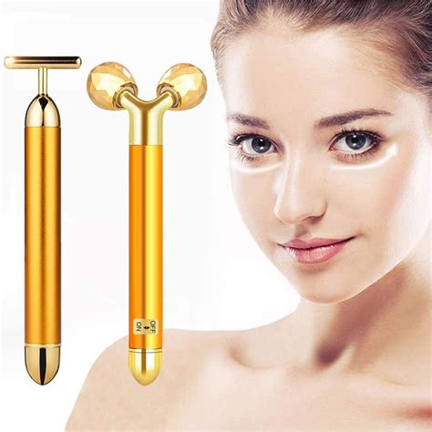Dealsure 2 in 1 Energy Beauty Bar Electric Vibration Facial Massage V ...