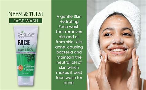 OxyGlow Herbals Neem Tulsi Face Wash-100g |for Acne prone skin ...