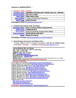 Fillable Online Company Name: JONWEB TECHNOLOGY TRADE ... - JonWeb ...