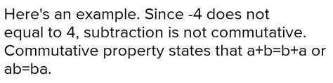 Give an example to show that substraction of complex numbers is not ...