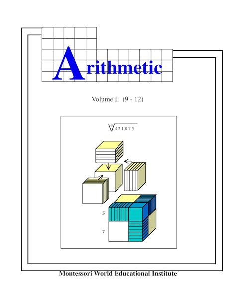 Elementary Math II Manual: Montessori Arithmetic Volume II (Montessori ...