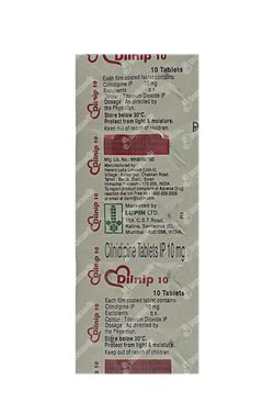 Dilnip 10 MG Tablet 10 - Uses, Side Effects, Dosage, Price | Truemeds