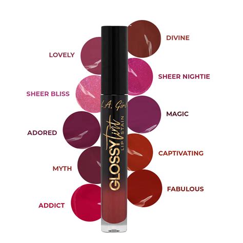 Buy L.A. Girl Glossy Tint Lip Stain - Pigmented Gloss - HOK Makeup