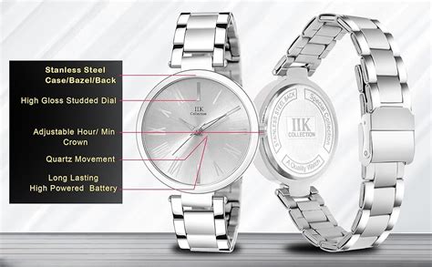 Buy IIK COLLECTION Watches for Women Round Studded Dial | Quartz ...