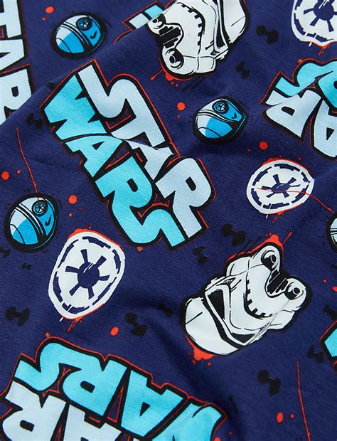 Buy Cotton Star Wars™ Pyjamas at Marks & Spencer