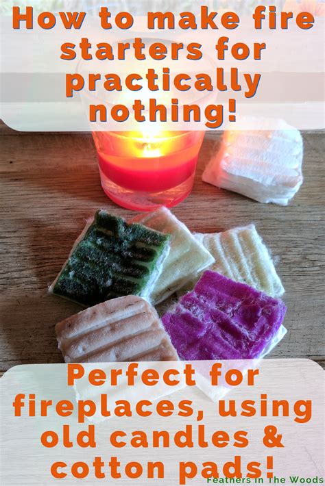 DIY Fire Starters: Recycle Old Candles and Cotton Pads | Making a ...