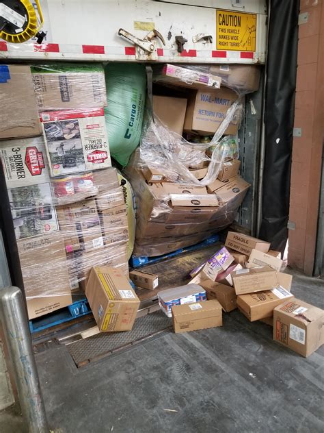 Thanks, DC :) [the pallets were so close to the door we had to pry it ...