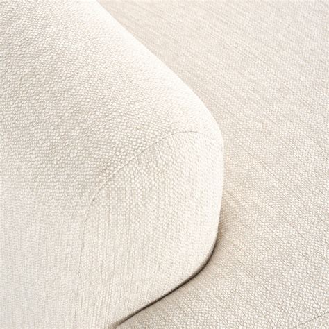 ZenLiving 3 Seater White Boucle L Shaped Sofa – Nestroots