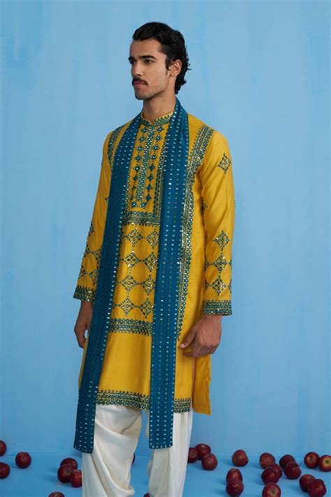 DARPAN HALDI KURTA SET – Kalpraag