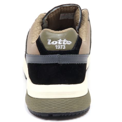 F5772 sneaker uomo green/black LOTTO LEGGENDA MARATHON shoe man