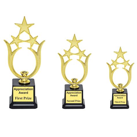 HI PLUS Appreciation Fiber Star Trophy Award FINE Finishing for 1st ...