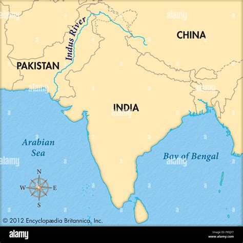 Indus river maps cartography geography indus hi-res stock photography ...