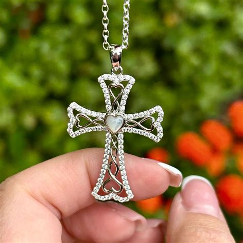 Celtic Cross Necklace With Pearl | Celtic Cross Online