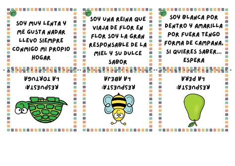 Pack de adivinanzas con respuestas - Orientacion Andujar