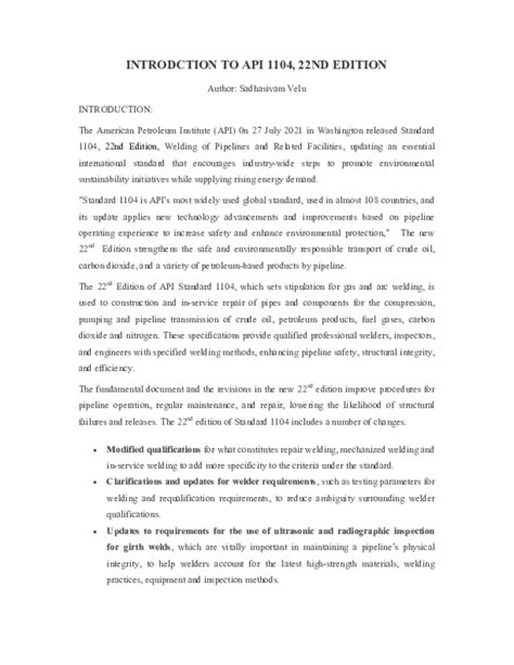 Image result for API 1104 Appendix B