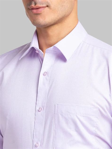 Raymond Men Purple Checks Slim Fit Cotton Formal Shirt – MyRaymond
