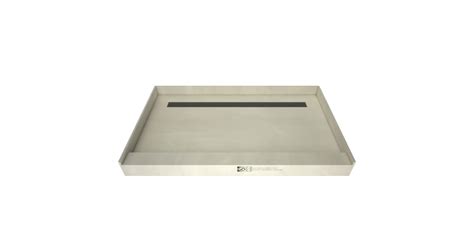 Tile Redi RT4872B-PVC-BN Redi Trench 72" x 48" Rectangular Shower Base ...
