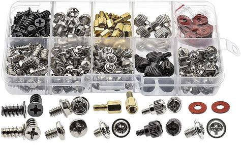 RPI SHOP Nut & Bolt Set - 640 pcs Screw Kit For PC Computer Screw ...