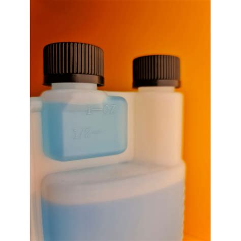 Jual Botol Takar Ukur TWIN NECK Oli Samping 500 ml with Child Proof Cap ...